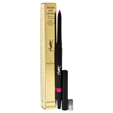 nr 2 rose neon ysl lip styler|Dessin Des Levres Lip Liner Pencil .